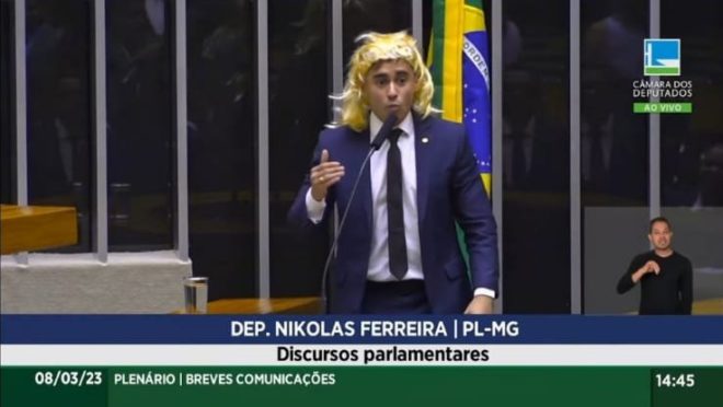 psol apresenta ao stf noticia crime contra nikolas ferreira por suposta transfobia