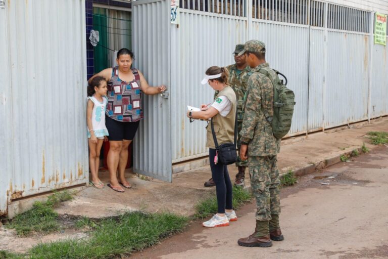 GDF e Marinha auxiliam no combate à dengue em Arniqueira