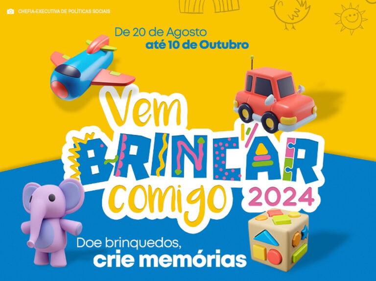 CRASs do DF passam a receber doação de brinquedos da campanha Vem Brincar Comigo