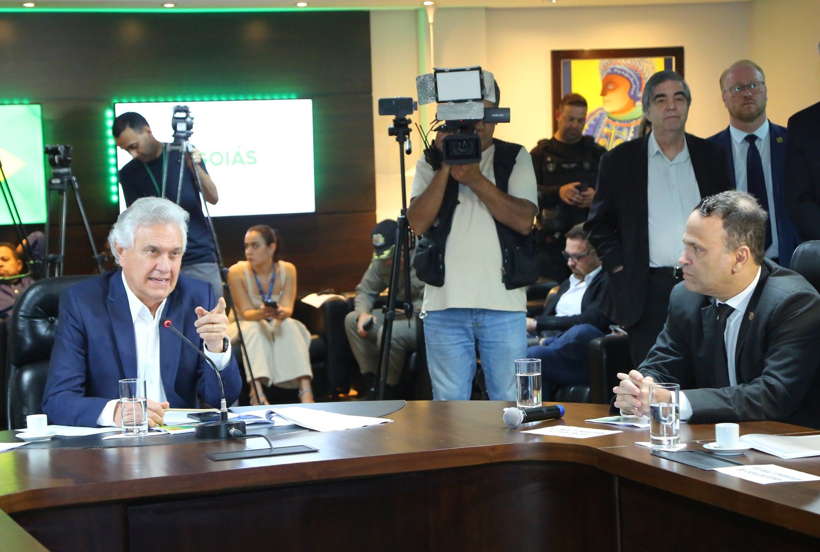 Caiado destaca queda superior a 90% em índices criminais de Goiás