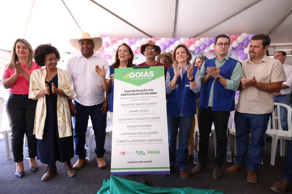 Em Cavalcante, Gracinha Caiado entrega nova unidade do Restaurante do Bem