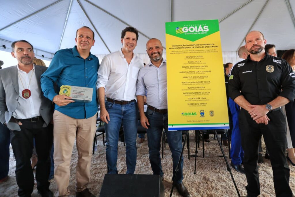 Inaugurada primeira etapa do complexo de delegacias de Caldas Novas